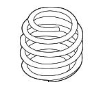 VAG 1K0 411 105 DE Coil spring 1K0411105DE: Buy near me in Poland at 2407.PL - Good price!