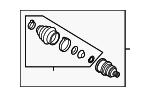 VAG 1K0 598 099 X Joint kit, drive shaft 1K0598099X: Buy near me in Poland at 2407.PL - Good price!