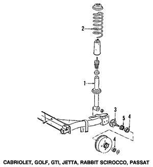 VAG 191 513 033 J Shock absorber assy 191513033J: Buy near me at 2407.PL in Poland at an Affordable price!