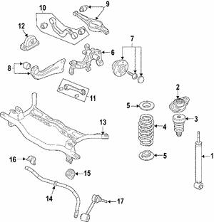 VAG 1K0 505 323 P Track Control Arm 1K0505323P: Buy near me at 2407.PL in Poland at an Affordable price!