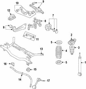 VAG 1K0 513 029 MF Shock absorber assy 1K0513029MF: Buy near me at 2407.PL in Poland at an Affordable price!