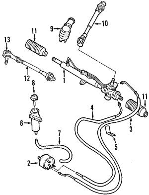 VAG 8D1 422 053 BX Steering Gear 8D1422053BX: Buy near me in Poland at 2407.PL - Good price!