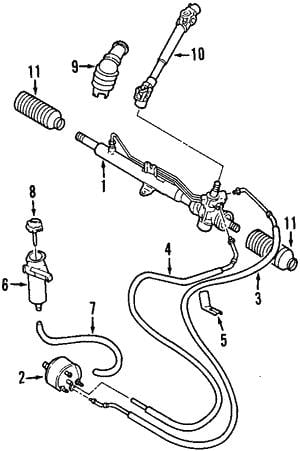 VAG 3A1 422 061 BX Power Steering 3A1422061BX: Buy near me in Poland at 2407.PL - Good price!