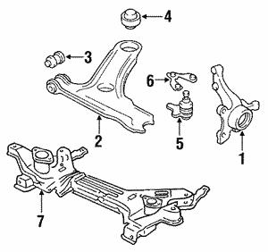 VAG 1H0 199 315 AA Axle Beam 1H0199315AA: Buy near me in Poland at 2407.PL - Good price!