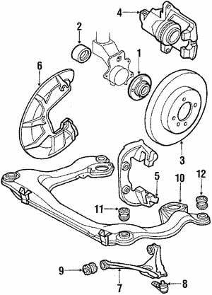 VAG 443615124 Caliper 443615124: Buy near me at 2407.PL in Poland at an Affordable price!