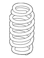 VAG 1K0 511 115 CL Coil spring 1K0511115CL: Buy near me at 2407.PL in Poland at an Affordable price!