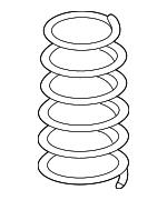 VAG 1K0 411 105 HK Coil spring 1K0411105HK: Buy near me at 2407.PL in Poland at an Affordable price!