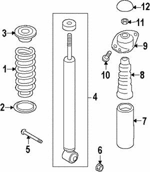 VAG 5C0 513 025 R Shock absorber assy 5C0513025R: Buy near me in Poland at 2407.PL - Good price!