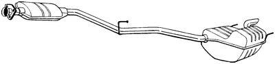 Bosal 287-349 Глушитель, задняя часть 287349: Отличная цена - Купить в Польше на 2407.PL!