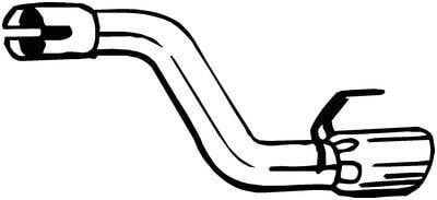 Bosal 750-245 Exhaust pipe 750245: Buy near me in Poland at 2407.PL - Good price!