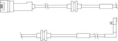 Quick brake WS0157B Датчик зносу гальмівних колодок WS0157B: Купити у Польщі - Добра ціна на 2407.PL!