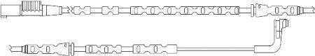 Czujnik zużycia klocków hamulcowych Quick brake WS 0286 A