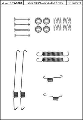 Quick brake 0001 Assortment, fittings 0001: Buy near me at 2407.PL in Poland at an Affordable price!