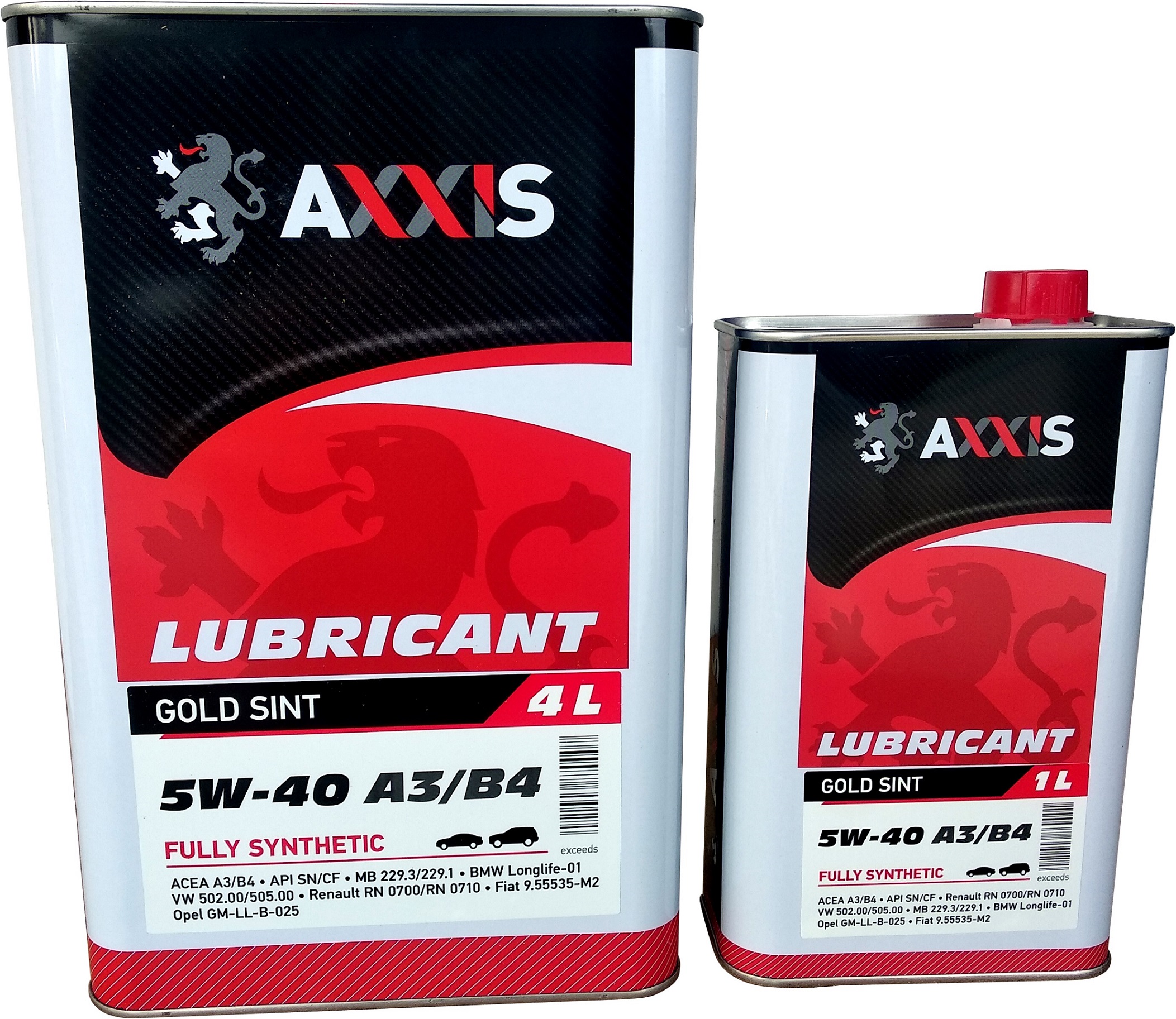 AXXIS 48021143274 Engine oil AXXIS 5W-40 A3/B4 Gold Sint, 4L + 1L 48021143274: Buy near me in Poland at 2407.PL - Good price!