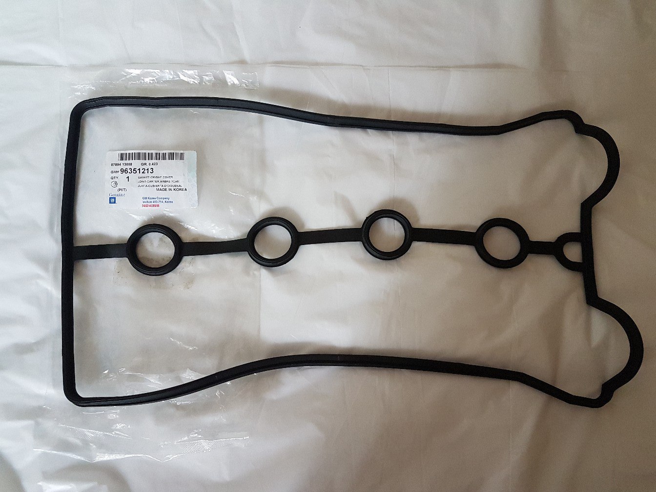 Daewoo 96351213 Gasket, cylinder head cover 96351213: Buy near me at 2407.PL in Poland at an Affordable price!