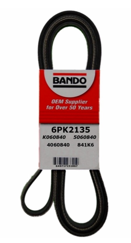 Bando 6PK2135 V-Ribbed Belt 6PK2135: Buy near me at 2407.PL in Poland at an Affordable price!