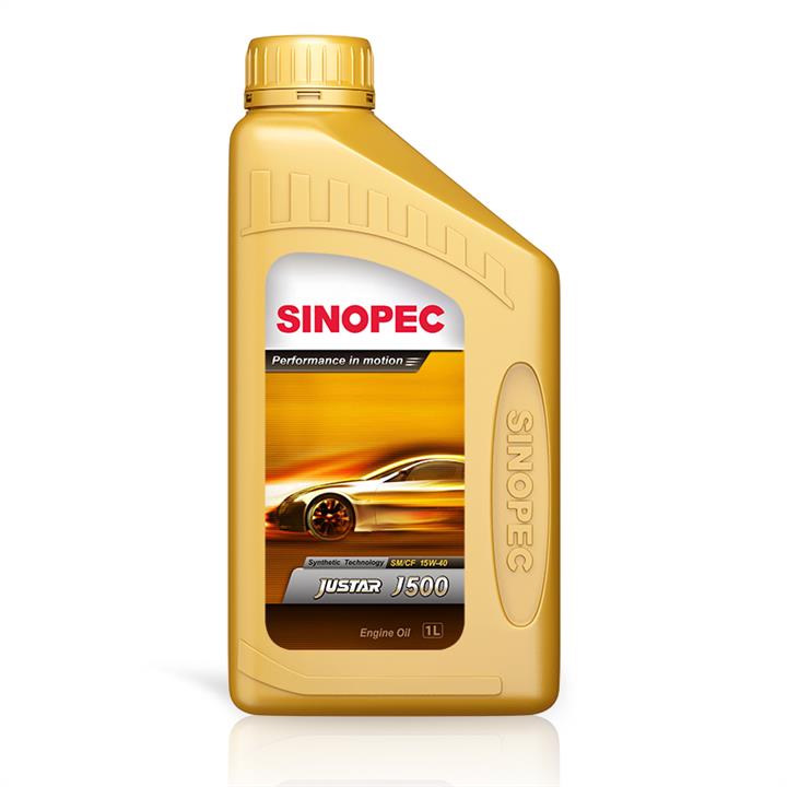 Sinopec 151540010 Engine oil Sinopec Justar J500 15W-40, 1L 151540010: Buy near me in Poland at 2407.PL - Good price!