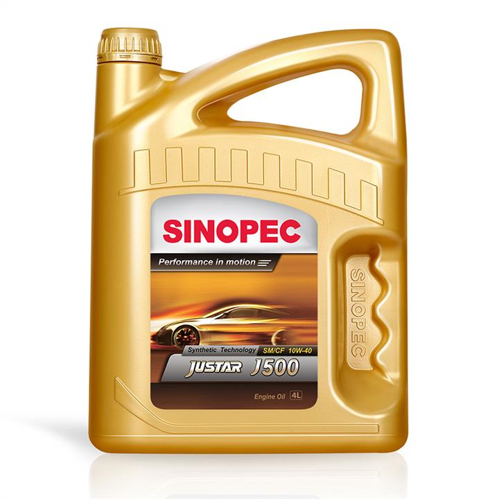 Sinopec 151040040 Engine oil Sinopec Justar J500 10W-40, 4L 151040040: Buy near me in Poland at 2407.PL - Good price!