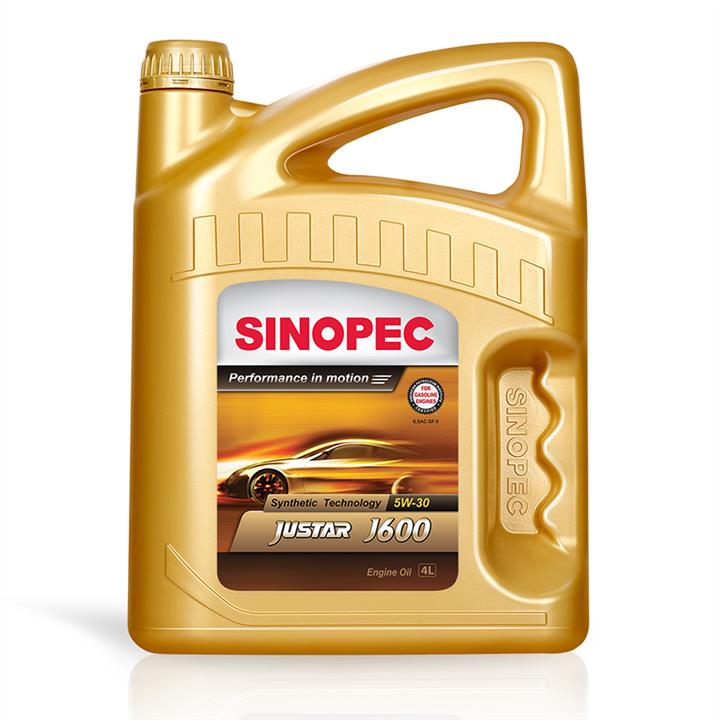 Sinopec 160530040 Engine oil Sinopec Justar J600 5W-30, 4L 160530040: Buy near me in Poland at 2407.PL - Good price!
