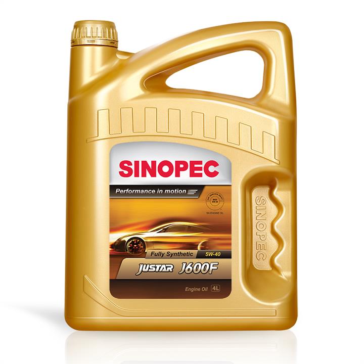 Sinopec 160541040 Моторное масло Sinopec Justar J600F 5W-40, 4л 160541040: Отличная цена - Купить в Польше на 2407.PL!