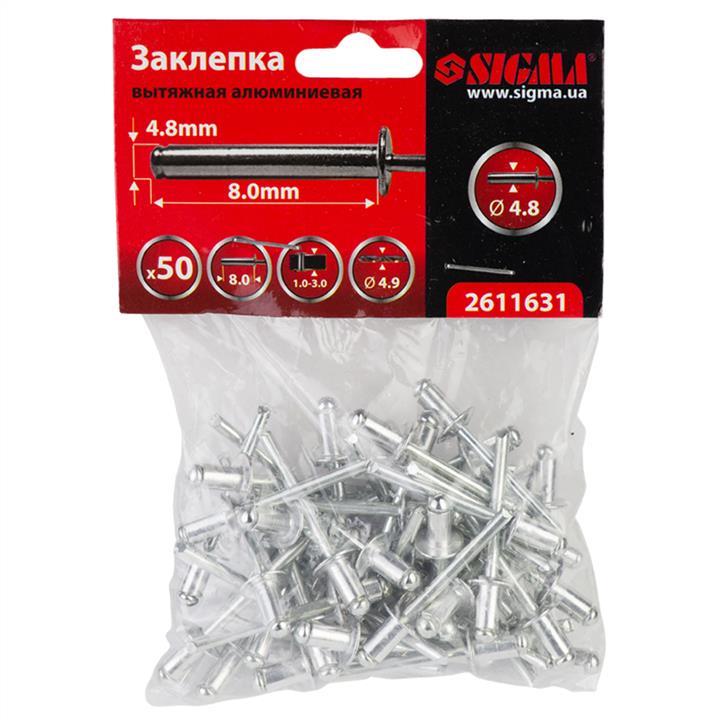 Sigma 2611631 Aluminum rivets 2611631: Buy near me in Poland at 2407.PL - Good price!