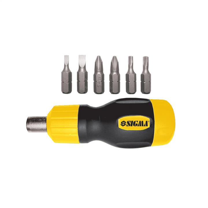 Sigma 4002061 Screwdriver with reverse and bits 4002061: Buy near me in Poland at 2407.PL - Good price!