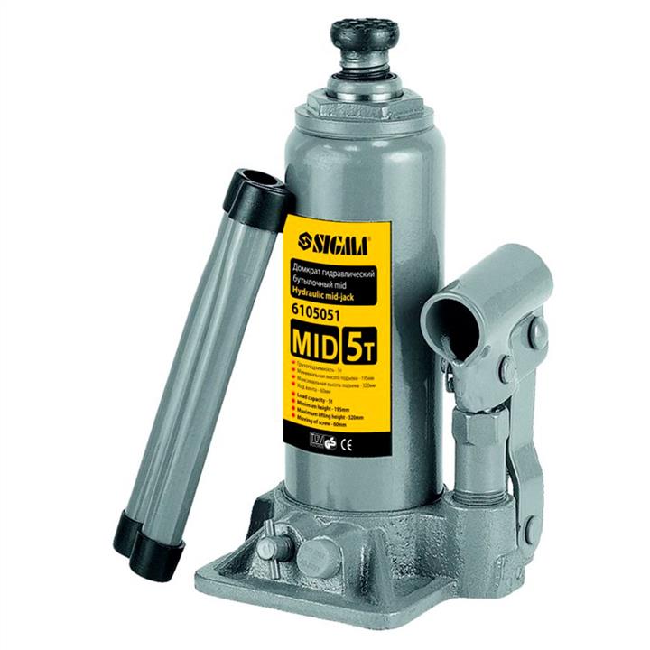 Sigma 6105021 Hydraulic bottle jack mid 2t H 148-276mm 6105021: Buy near me in Poland at 2407.PL - Good price!