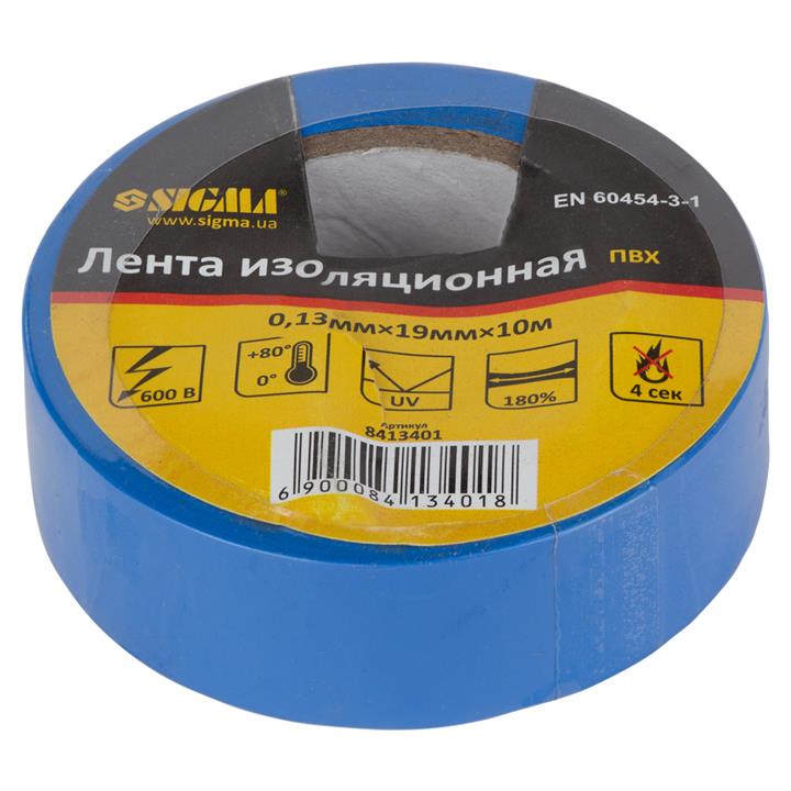 Sigma 8413401 Изолента синяя, 10 м 8413401: Отличная цена - Купить в Польше на 2407.PL!