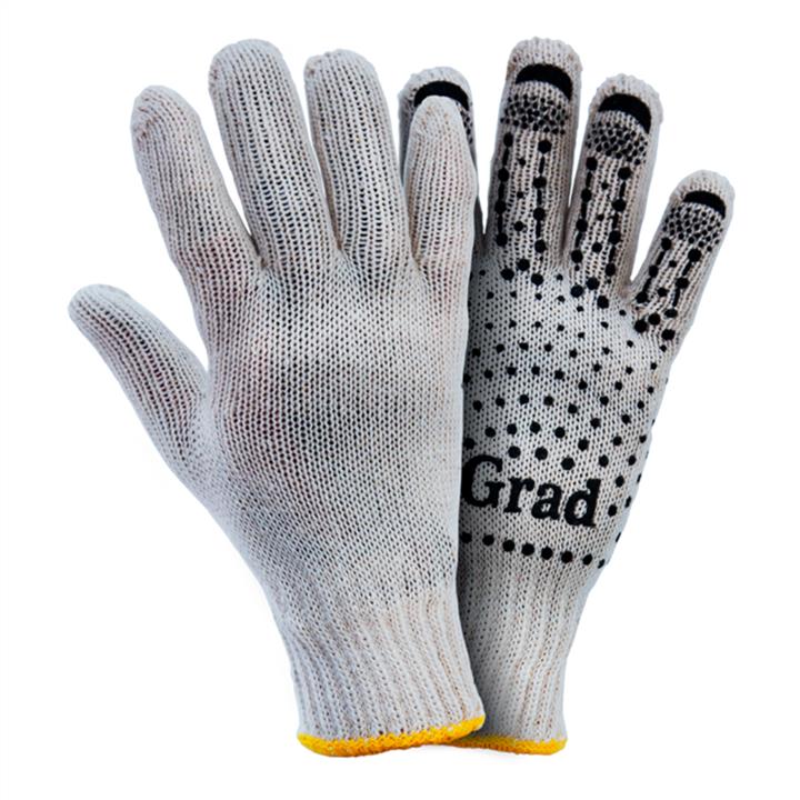Grad 9442715 Knitted gloves with dotted PVC coating, size 10 9442715: Buy near me in Poland at 2407.PL - Good price!