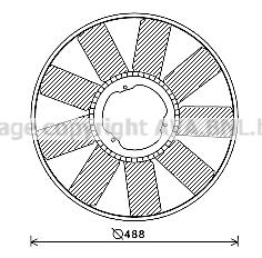 AVA MEB276 Fan impeller MEB276: Buy near me in Poland at 2407.PL - Good price!