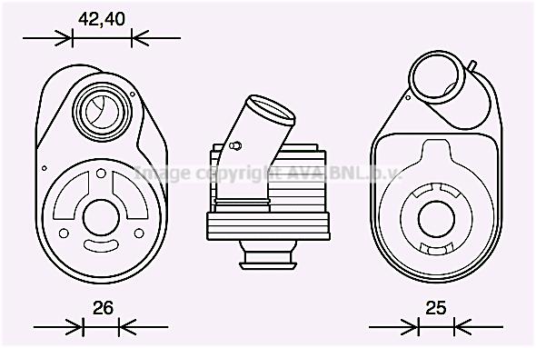 AVA FT3610 Oil cooler FT3610: Buy near me in Poland at 2407.PL - Good price!