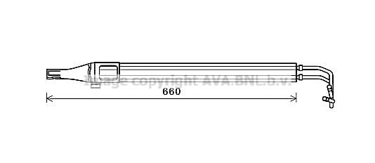 AVA MS3684 Охладитель гидроусилителя руля (ГУР) MS3684: Отличная цена - Купить в Польше на 2407.PL!