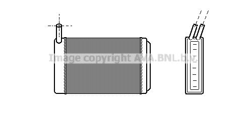 AVA VN6061 Heat Exchanger, interior heating VN6061: Buy near me in Poland at 2407.PL - Good price!