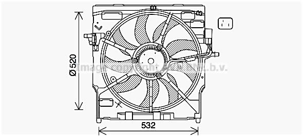 AVA BW7565 Вентилятор BW7565: Отличная цена - Купить в Польше на 2407.PL!