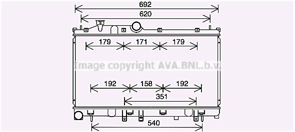 AVA SU2113 Kühler, Motorkühlung SU2113: Kaufen Sie zu einem guten Preis in Polen bei 2407.PL!