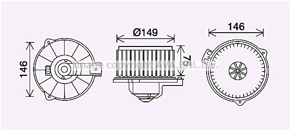 AVA TO8735 Electric motor TO8735: Buy near me in Poland at 2407.PL - Good price!