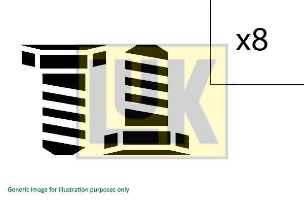 Luk 411 0186 10 Болти кріплення маховика, комплект 411018610: Приваблива ціна - Купити у Польщі на 2407.PL!