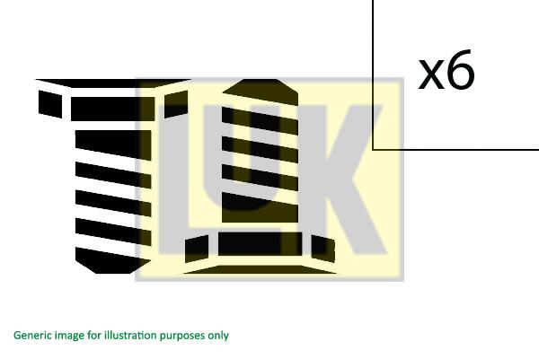 Luk Flywheel mounting bolts, kit – price 25 PLN