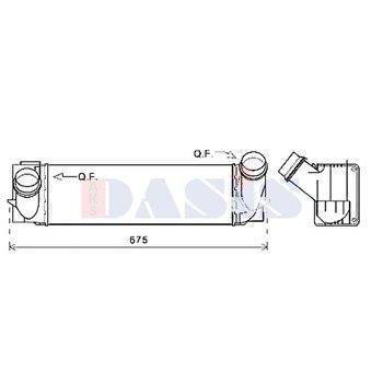 Dasis 057032N Интеркулер 057032N: Отличная цена - Купить в Польше на 2407.PL!