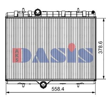 Dasis 060063N Радіатор, система охолодження двигуна 060063N: Приваблива ціна - Купити у Польщі на 2407.PL!