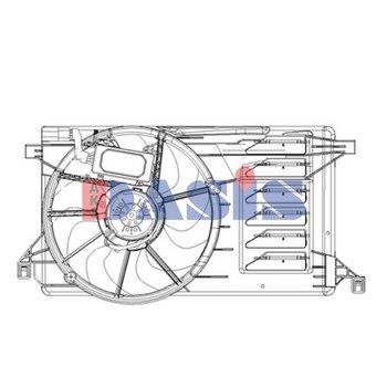 Dasis 118086N Hub, engine cooling fan wheel 118086N: Buy near me in Poland at 2407.PL - Good price!