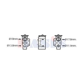 Dasis 840230N Air conditioner expansion valve 840230N: Buy near me at 2407.PL in Poland at an Affordable price!
