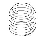 VAG 1K0 411 105 BA Coil spring 1K0411105BA: Buy near me at 2407.PL in Poland at an Affordable price!