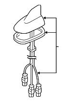 VAG 1K0 035 501 C Antennenhalter 1K0035501C: Bestellen Sie in Polen zu einem guten Preis bei 2407.PL!