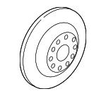 VAG 5QM 615 601 A Ventilated disc brake, 1 pcs. 5QM615601A: Buy near me at 2407.PL in Poland at an Affordable price!
