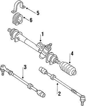 VAG 191 419 804 Inner Tie Rod 191419804: Buy near me at 2407.PL in Poland at an Affordable price!