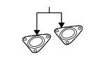 VAG 7L0 253 115 B Exhaust pipe gasket 7L0253115B: Buy near me in Poland at 2407.PL - Good price!