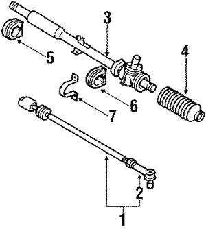 VAG 171 419 804 Steering rod with tip, set 171419804: Buy near me in Poland at 2407.PL - Good price!