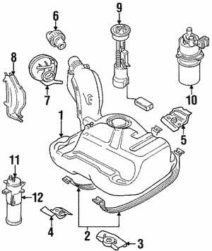 VAG 1H0919051AL Kraftstoffpumpe 1H0919051AL: Kaufen Sie zu einem guten Preis in Polen bei 2407.PL!