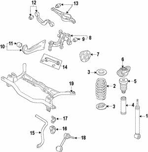 VAG 5C0 513 029 R Shock absorber assy 5C0513029R: Buy near me at 2407.PL in Poland at an Affordable price!